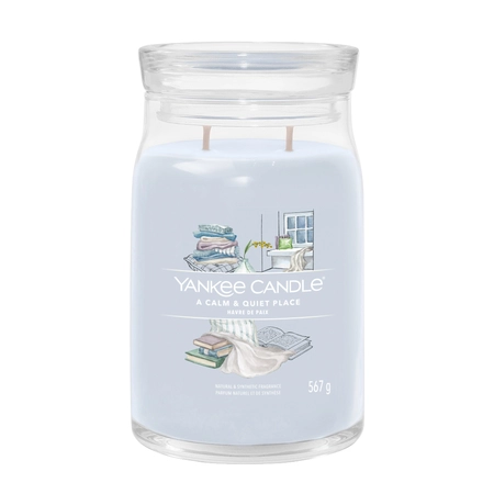Yankee Candle Signature A Calm & Quiet Place Large Jar - afbeelding 1