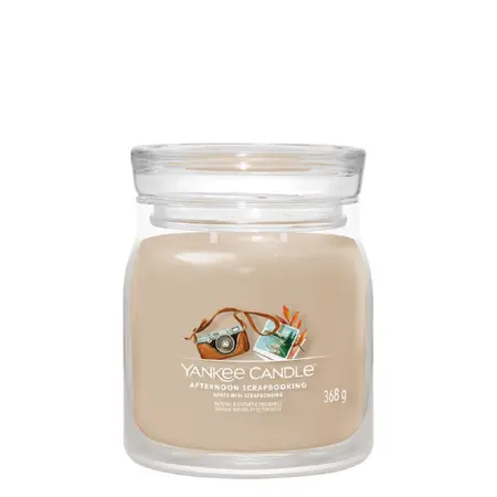 Yankee Candle Signature Afternoon Scrapbooking Geurkaars Medium