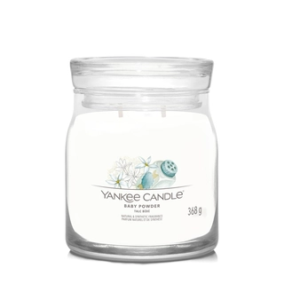 Yankee Candle Signature Baby Powder Medium Jar - afbeelding 1