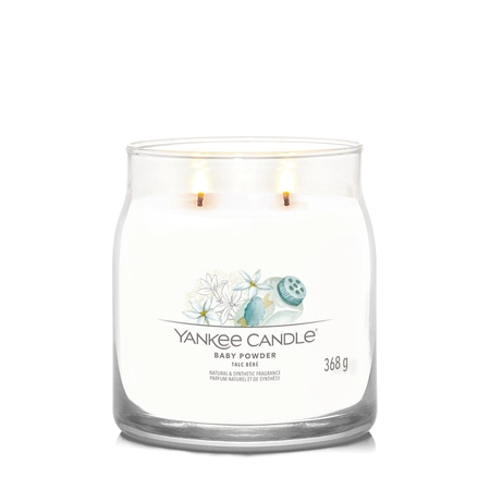 Yankee Candle Signature Baby Powder Medium Jar - afbeelding 2