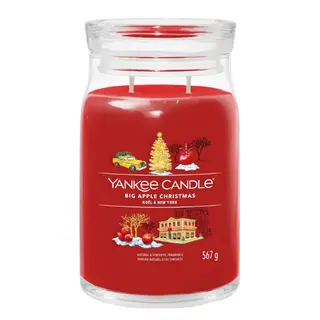 Yankee Candle Signature Big Apple Christmas Geurkaars Large