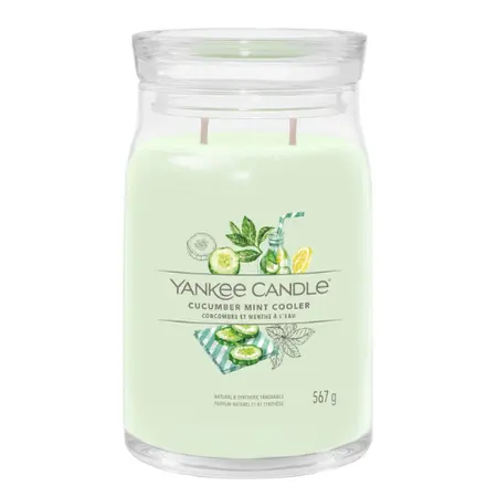 Yankee Candle Signature Cucumber Mint Cooler Large Jar