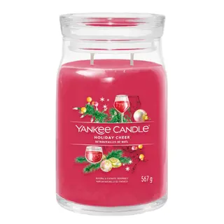 Yankee Candle Signature Holiday Cheer Geurkaars Large