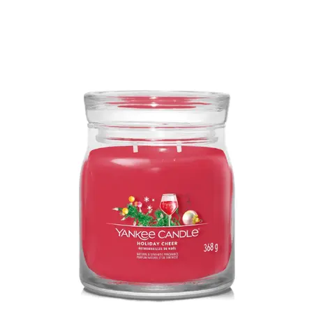 Yankee Candle Signature Holiday Cheer Geurkaars Medium