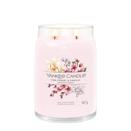 Yankee Candle Signature Pink Cherry & Vanilla Large Jar