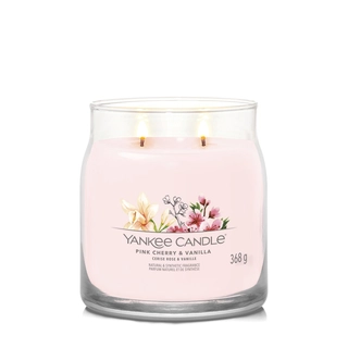 Yankee Candle Signature Pink Cherry & Vanilla Medium Jar