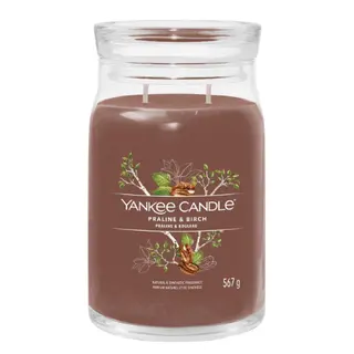 Yankee Candle Signature Praline & Birch Large Jar