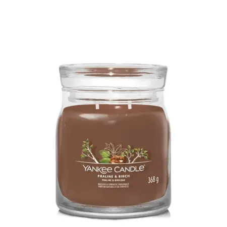 Yankee Candle Signature Praline & Birch Signature Geurkaars Medium