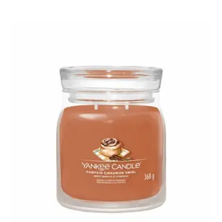Yankee Candle Signature Pumpkin Cinnamon Swirl Medium Jar