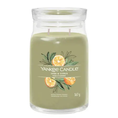 Yankee Candle Signature Sage & Citrus Large Jar  