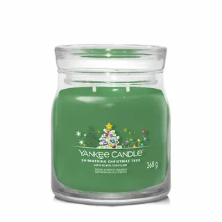 Yankee Candle Signature Shimmering Christmas Tree Medium Jar