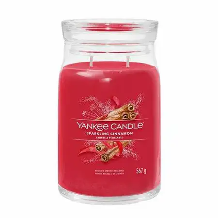 Yankee Candle Signature Sparkling Cinnamon Large Jar