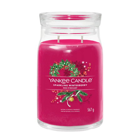 Yankee Candle Signature Sparkling Winterberry Large Jar
