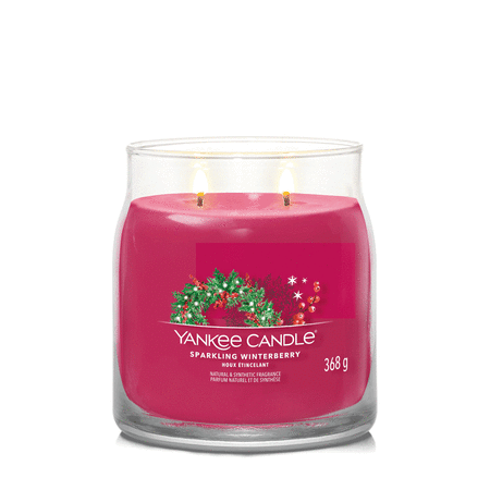 Yankee Candle Signature Sparkling Winterberry Medium Jar