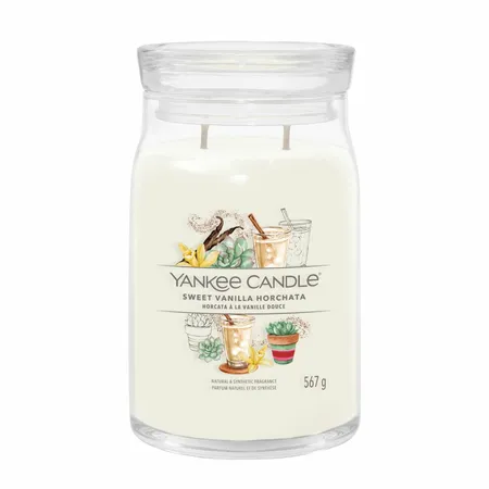 Yankee Candle Signature Sweet Vanilla Horchata Large Jar