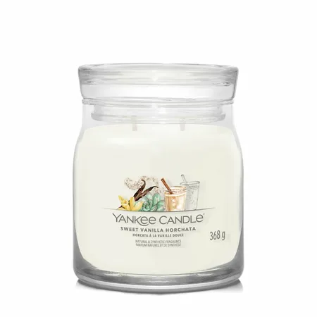 Yankee Candle Signature Sweet Vanilla Horchata Medium Jar