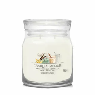 Yankee Candle Signature Sweet Vanilla Horchata Medium Jar