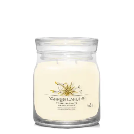 Yankee Candle Signature Twinkling Lights Medium Jar