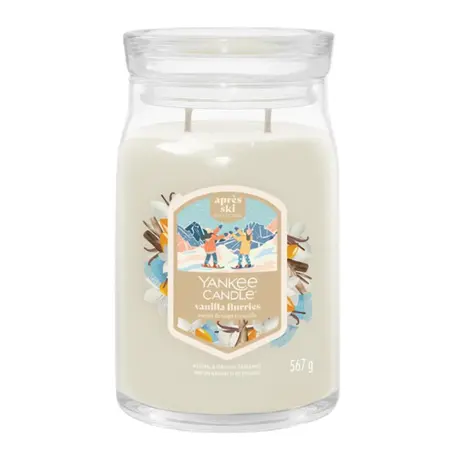 Yankee Candle Signature Vanilla Flurries Geurkaars Large