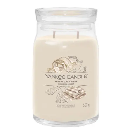 Yankee Candle Signature Warm Cashmere Large Jar