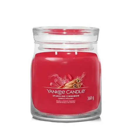 Yankee Candle Signature Sparkling Cinnamon Medium Jar