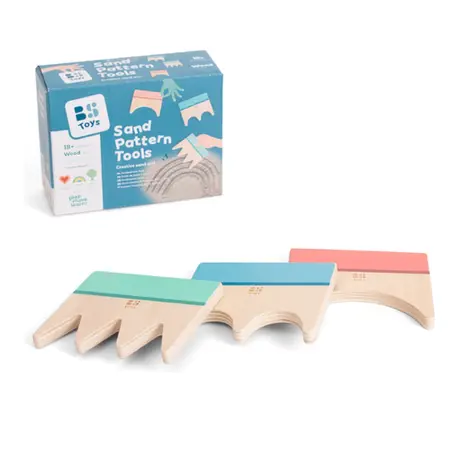 BS Toys Zandpatroon Kammen – FSC Hout – Vanaf 18 maanden