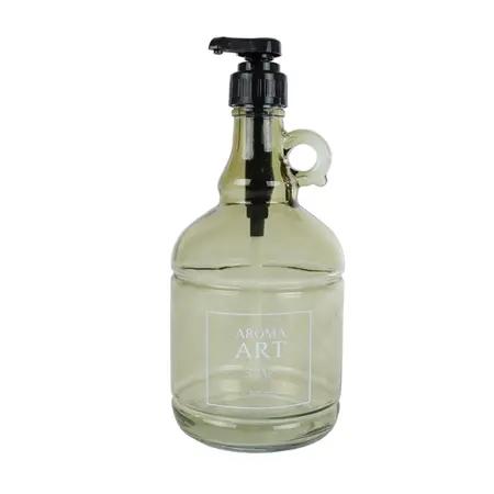 Zeepdispenser Groen Glas 1500 ml - Stijlvolle Zeeppomp voor Keuken en Badkamer