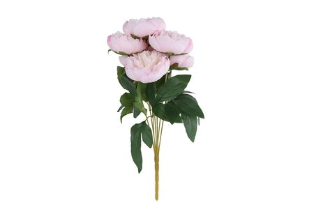 Zijden Pioenboeket (keuze uit Roze, Wit of Fuchsia) - afbeelding 4