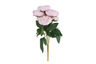 Zijden Pioenboeket (keuze uit Roze, Wit of Fuchsia) - afbeelding 4