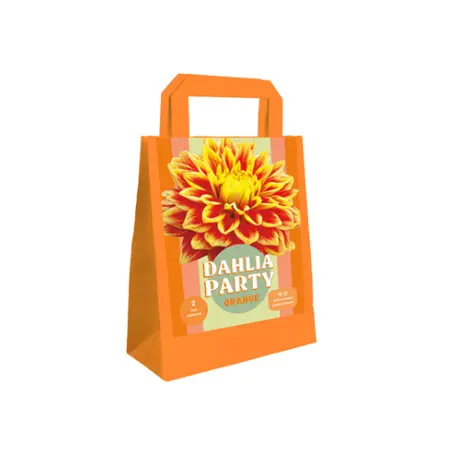 Tas 2 Dahlia Party Orange