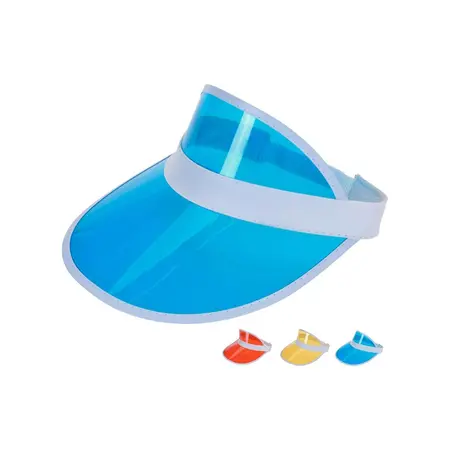 Zonneklep transparant (assorti)