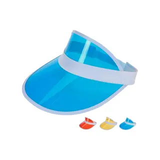 Zonneklep transparant (assorti)