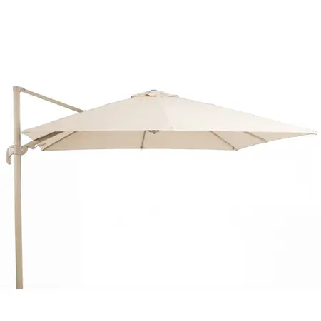 Zweefparasol Banús - Tierra Outdoor - 300 x 300 cm Champagne - Excl. voet