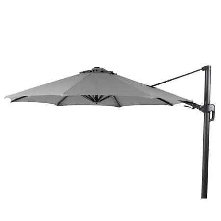 Duraflex Zweefparasol 350 cm – Lichtgrijs