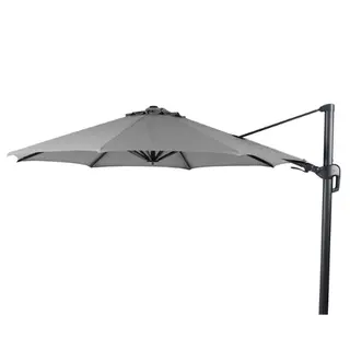 Duraflex Zweefparasol 350 cm – Lichtgrijs