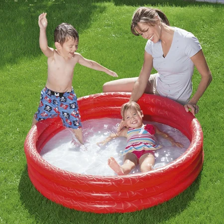 Zwembad Play Pool Ø 122cm (rood, blauw of groen) - afbeelding 3