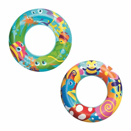 Zwemband Dieren D56cm (keuze uit 2 designs) - afbeelding 1